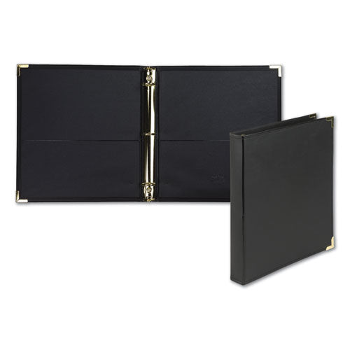 Classic Collection Ring Binder, 3 Rings, 1" Capacity, 11 X 8.5, Black.