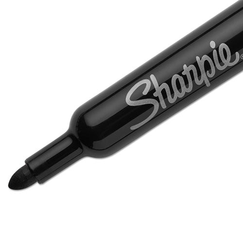 Flip Chart Marker, Broad Bullet Tip, Black, 8/pack.