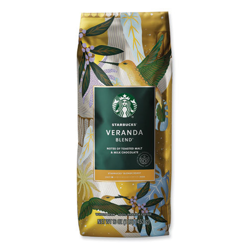 Veranda Blend Coffee, Whole Bean, 1 Lb Bag, 6/carton.