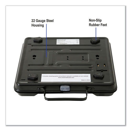 Portable Electronic Utility Bench Scale, 250 Lb Capacity, 12.5 X 10.95 X 2.2  Platform.