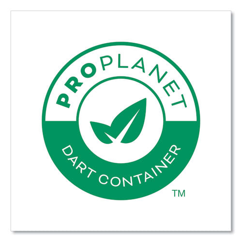 Compostable Paper Hot Cups, Proplanet Seal, 10 Oz, White/green, 1,000/carton.