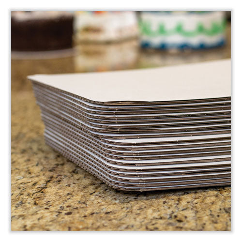 Bakery Bright White Cake Pad, Single Wall Pad, 19 X 14, White, Paper, 50/carton.