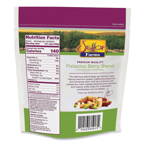 Pistachio Berry Blend, 4 Oz Bag, 10/carton.