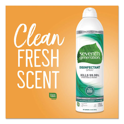 Disinfectant Sprays, Eucalyptus/spearmint/thyme, 13.9 Oz, Spray Bottle.