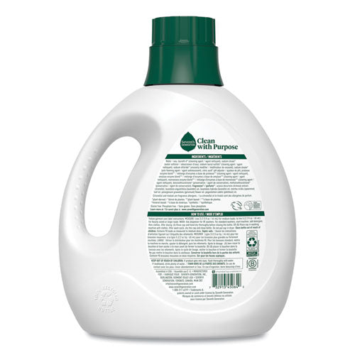 Natural Liquid Laundry Detergent, Fresh Lavender Scent, 135 Oz Bottle.