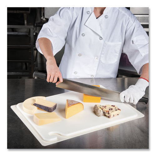 Cut-n-carry Color Cutting Boards, Plastic, 20 X 15 X 0.5, White.