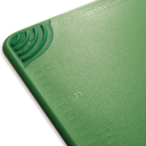 Saf-t-grip Cutting Board, 24 X 18 X 0.5, Green.