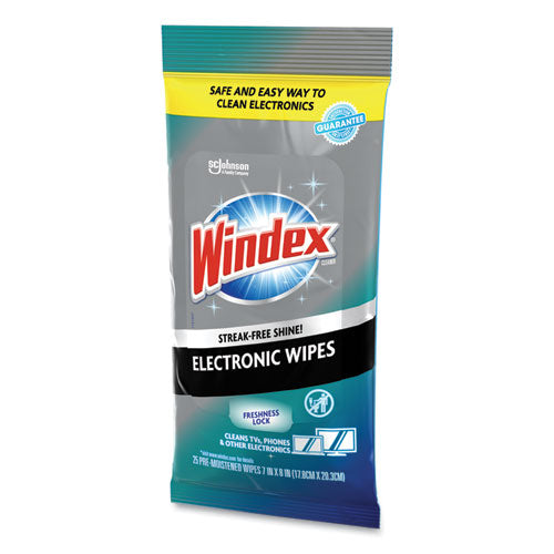 Electronics Cleaner, 1-ply, 7 X 10, Neutral Scent, White, 25/pack, 12 Packs/carton.