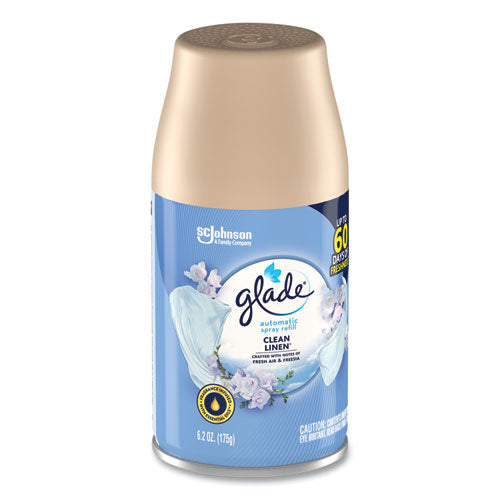 Automatic Air Freshener, Clean Linen, 6.2 Oz, 6/carton.