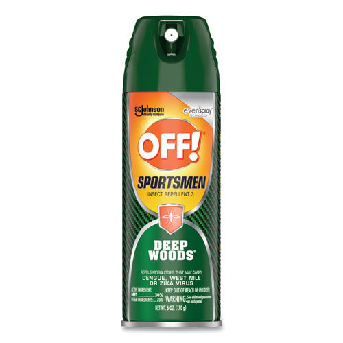 Deep Woods Sportsmen Insect Repellent, 6 Oz Aerosol Spray, 12/carton.