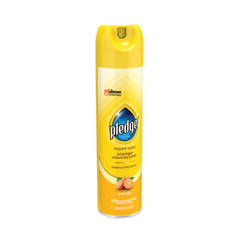 Furniture Polish, Orange Clean Scent, 9.7 Oz Aerosol Spray.