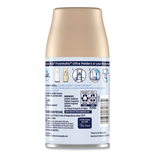 Automatic Air Freshener, Clean Linen, 6.2 Oz.