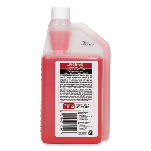 Heavy Duty Neutral Floor Cleaner, Fresh Scent, 32 Oz Squeeze And Pour Bottle, 6/carton.