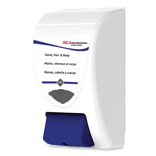 Cleanse Hand, Hair And Body Dispenser, 2 L, 6.4 X 5.7 X 11.5, White/blue, 8/carton.