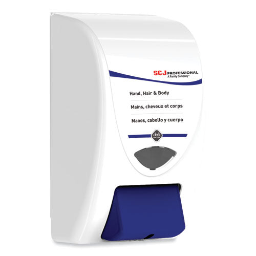 Cleanse Hand, Hair And Body Dispenser, 2 L, 6.4 X 5.7 X 11.5, White/blue, 8/carton.
