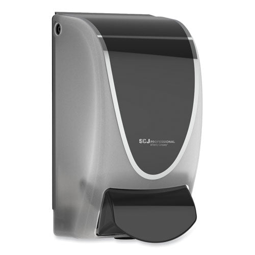 Transparent Manual Dispenser, 1 L, 4.92 X 4.5 X 9.25, Black/chrome, 15/carton.
