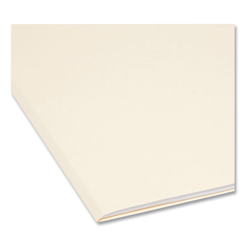 Reinforced Tab Manila File Folders,1/3-cut Tabs: Left Position, Letter Size, 0.75" Expansion, 11-pt Manila, 100/box