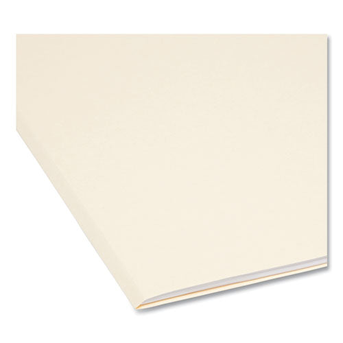 Top Tab File Folders With Antimicrobial Product Protection, 1/3-cut Tabs: Assorted, Letter, 0.75" Expansion, Manila, 100/box.