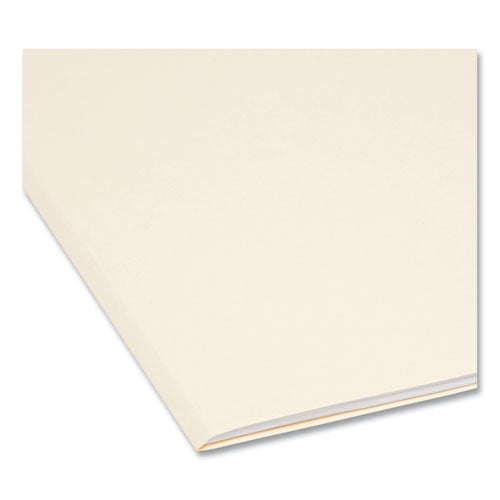 Reinforced Guide Height File Folders, 2/5-cut Tabs: Right Of Center Position, Letter Size, 0.75" Expansion, Manila, 100/box.