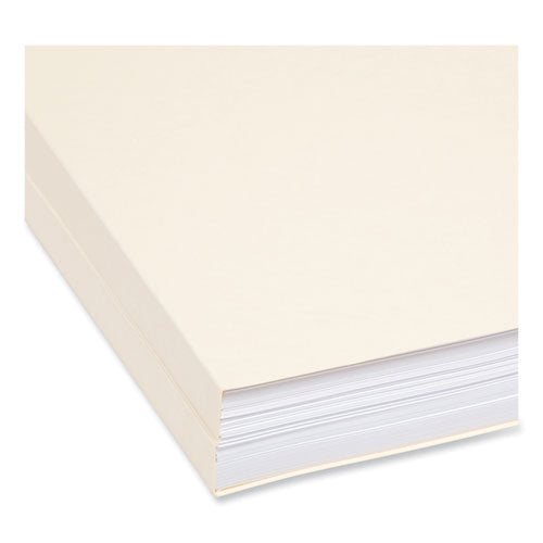 Expandable Heavyweight File Folders,1/3-cut Tabs: Assorted, Letter Size, 1.5" Expansion, Manila, 50/box