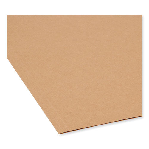 Heavyweight Kraft File Folder, Straight Tabs, Letter Size, 0.75" Expansion, 11-pt Kraft, Brown, 100/box.