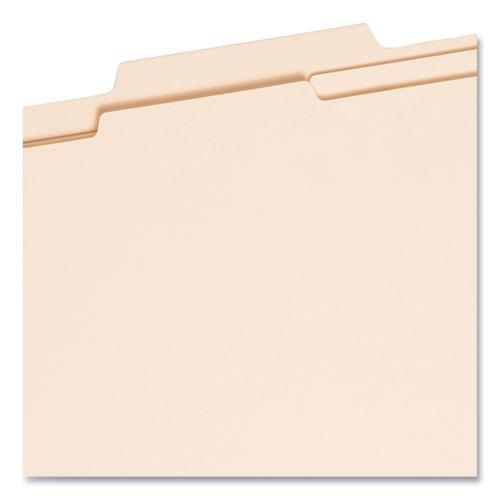 Six-section Top Tab Classification Folders, 2" Expansion, 2 Dividers, 6 Fasteners, Letter Size, Manila, 10/box.