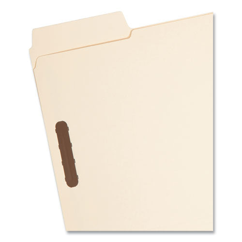 Supertab Reinforced Guide Height Fastener Folders, 14-pt Manila, 0.75" Expansion, 2 Fasteners, Letter Size, Manila, 50/box.