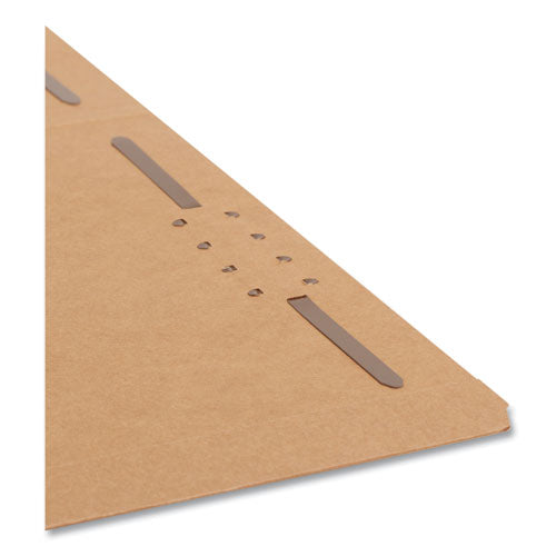 Kraft Fastener Folders, 0.75" Expansion, 2 Fasteners, Letter Size, Kraft Exterior, 50/box.