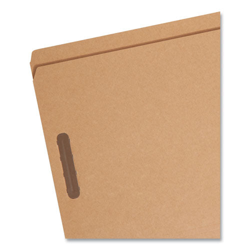 Kraft Fastener Folders, 0.75" Expansion, 2 Fasteners, Letter Size, Kraft Exterior, 50/box.