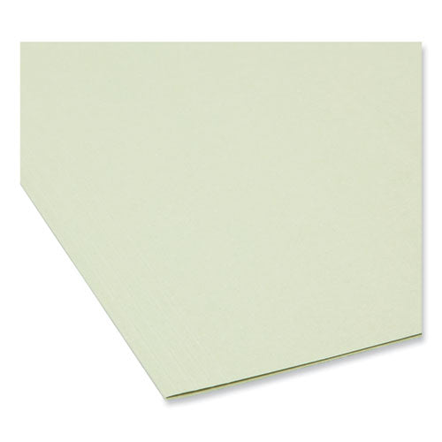 Erasable Fastab Hanging Folders, Letter Size, 1/3-cut Tabs, Moss, 20/box.