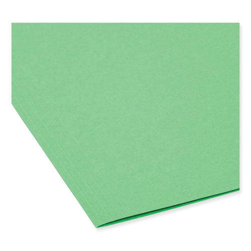 Fastab Hanging Folders, Letter Size, 1/3-cut Tabs, Green, 20/box.