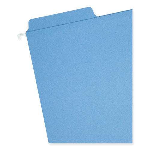 Fastab Hanging Folders, Letter Size, 1/3-cut Tabs, Blue, 20/box.