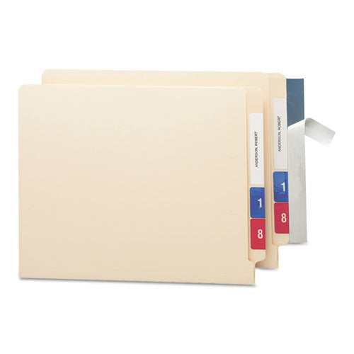 Seal And View File Folder Label Protector, Clear Laminate, 8 X 1.69, 100/pack.