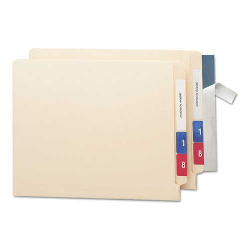 Seal And View File Folder Label Protector, Clear Laminate, 8 X 1.69, 100/pack.