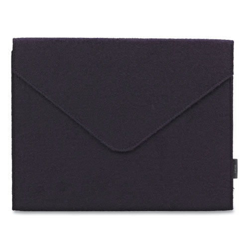 Soft Touch Cloth Expanding Files, 2" Expansion, 1 Section, Snap Closure, Letter Size, Dark Blue.