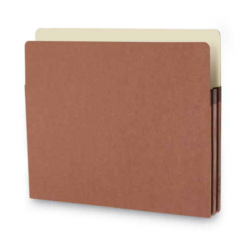 Redrope Drop Front File Pockets, 1.75" Expansion, Letter Size, Redrope, 50/box.