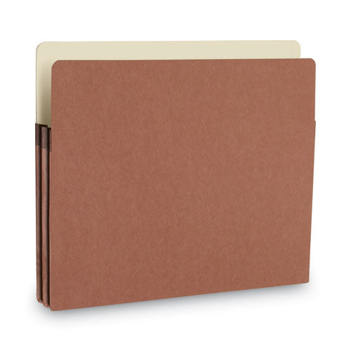 Redrope Drop Front File Pockets, 1.75" Expansion, Letter Size, Redrope, 50/box.