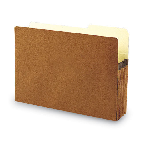 Redrope Drop Front File Pockets With 2/5-cut Guide Height Tabs, 3.5" Expansion, Legal Size, Redrope, 25/box.