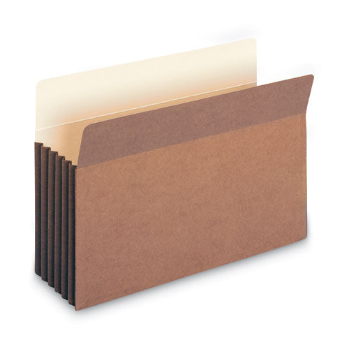 Redrope Drop-front File Pockets With Fully Lined Gussets, 5.25" Expansion,Legal Size, Redrope, 10/box