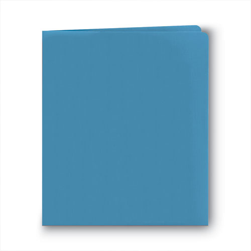 Two-pocket Folder, Textured Paper, 100-sheet Capacity, 11 X 8.5, Assorted, 25/box.