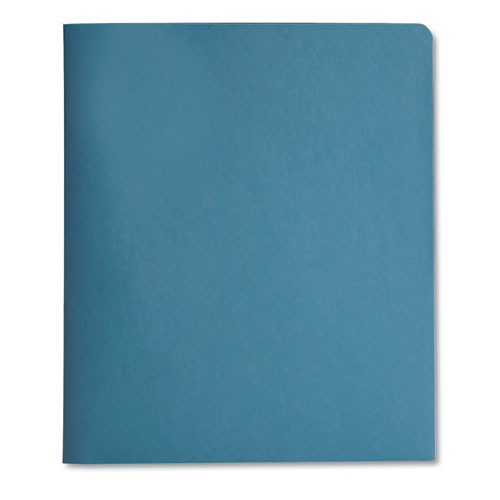 2-pocket Folder With Tang Fastener, 0.5" Capacity, 11 X 8.5, Blue, 25/box.