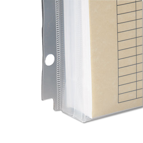 Poly Ring Binder Pockets, 9 X 11.5, Clear, 3/pack.