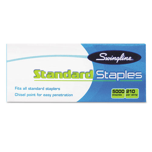 S.f. 1 Standard Staples, 0.25" Leg, 0.5" Crown, Steel, 5,000/box.