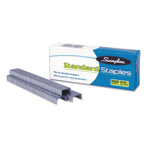 S.f. 1 Standard Staples, 0.25" Leg, 0.5" Crown, Steel, 5,000/box.