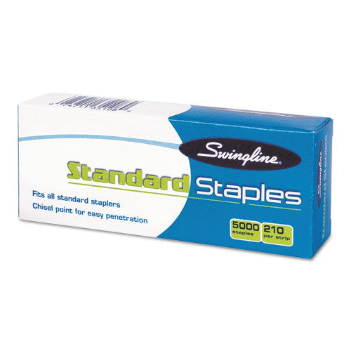 S.f. 1 Standard Staples, 0.25" Leg, 0.5" Crown, Steel, 5,000/box.