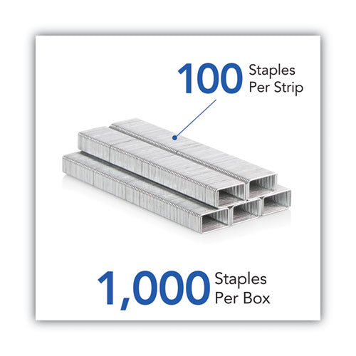 S.f. 13 Heavy-duty Staples, 0.25" Leg, 0.5" Crown, Steel, 1,000/box.