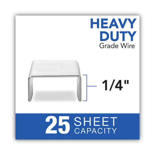 S.f. 13 Heavy-duty Staples, 0.25" Leg, 0.5" Crown, Steel, 1,000/box.