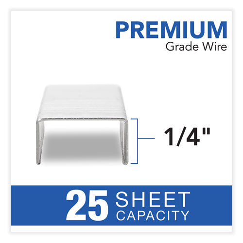 S.f. 3 Premium Staples, 0.25" Leg, 0.5" Crown, Steel, 5,000/box.