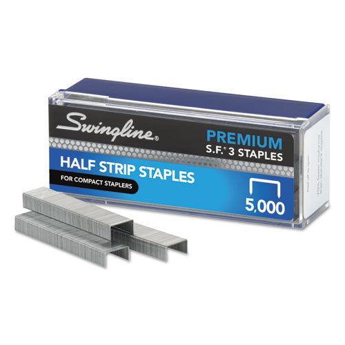 S.f. 3 Premium Staples, 0.25" Leg, 0.5" Crown, Steel, 5,000/box.