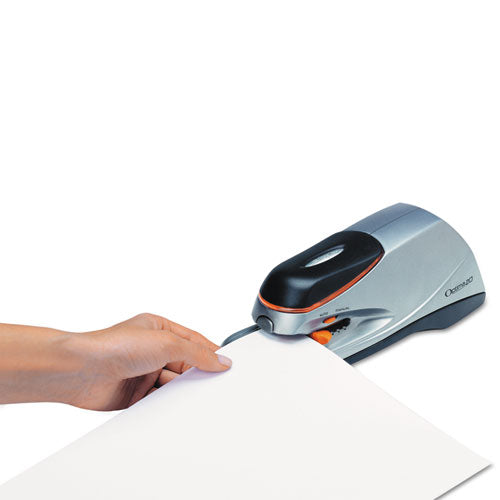 Optima 20 Electric Stapler, 20-sheet Capacity, Silver.